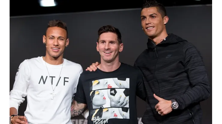 Neymar, Messi, and Cristiano Ronaldo