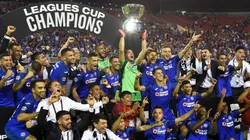 Cruz Azul celebrating the Leagues Cup title in 2019.