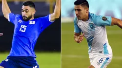 Alex Roldan of El Salvador and Luis de Leon of Guatemala