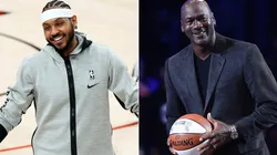 Carmelo Anthony revealed how Michael Jordan gave him a great tip for his career.