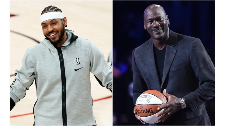 Carmelo Anthony revealed how Michael Jordan gave him a great tip for his career.