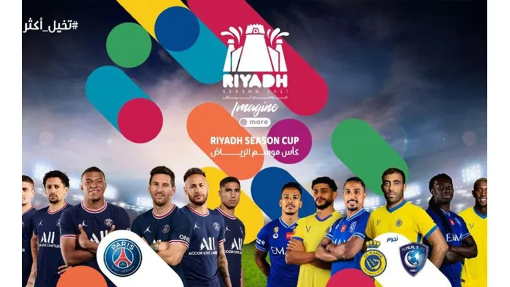 PSG will participate in the Riyadh Season Cup in January 2022.