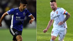 Luciano Abecasis of San Jose Earthquakes (left) and Albert Rusnak of Real Salt Lake (Getty).