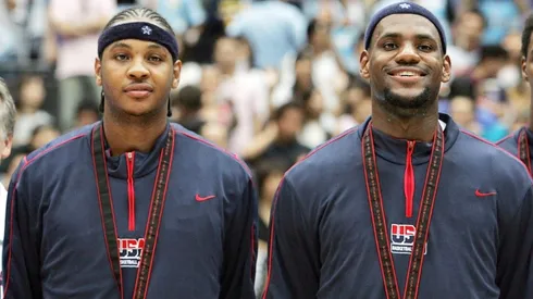 LeBron James & Carmelo Anthony at the Olympics