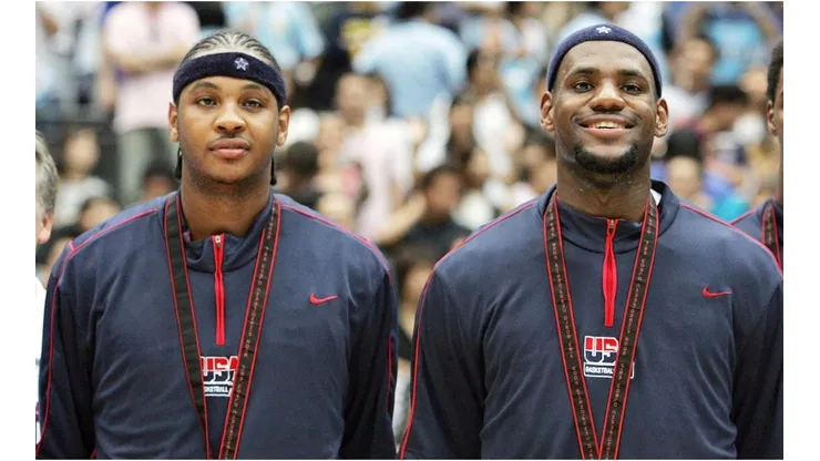 LeBron James & Carmelo Anthony at the Olympics