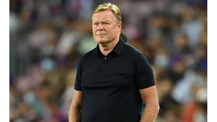 Barcelona head coach Ronald Koeman. (Getty)