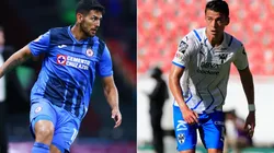 Lucas Passerini of Cruz Azul (left) and Hector Moreno of Monterrey (Getty).