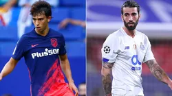 Joao Felix of Atletico Madrid (left) and Sergio Oliveira of FC Porto (Getty).