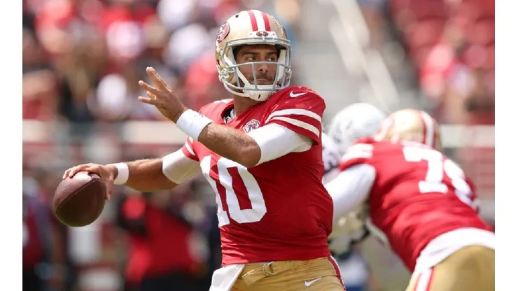 Jimmy Garoppolo of San Francisco 49ers (Getty)