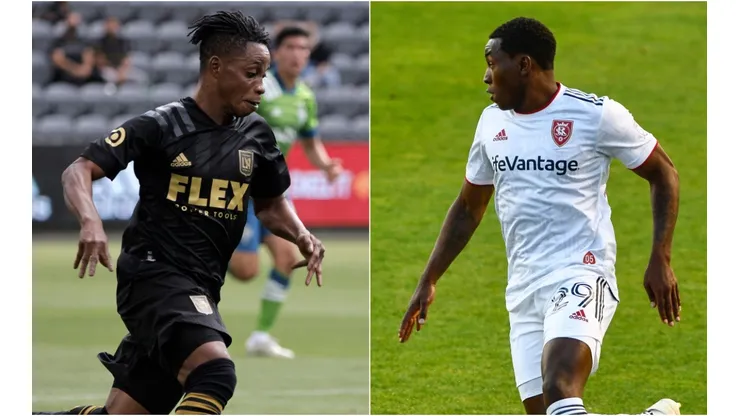 Latif Blessing of LAFC (left) and Anderson Julio of Real Salt Lake (Getty).