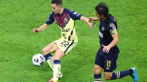 Alvaro Fidalgo of America (left) and Alejandro Bedoya of Philadelphia Union (Getty).