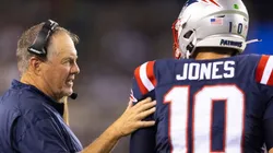 Bill Belichick and Mac Jones of New England Patriots (Getty)