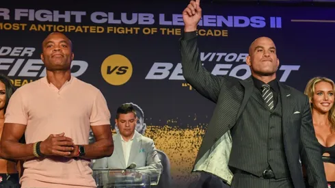 Anderson Silva (left) and Tito Ortiz (right). (Getty)