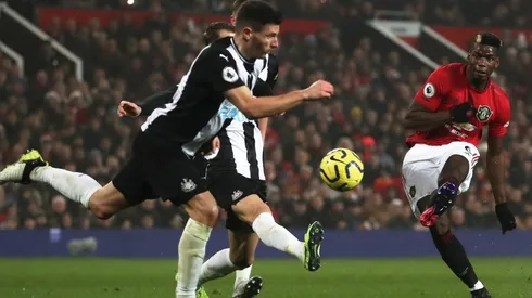 Paul Pogba vs. Newcastle United. (Getty)