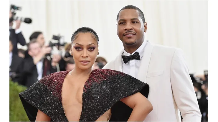 Carmelo & La La Anthony. (Getty)