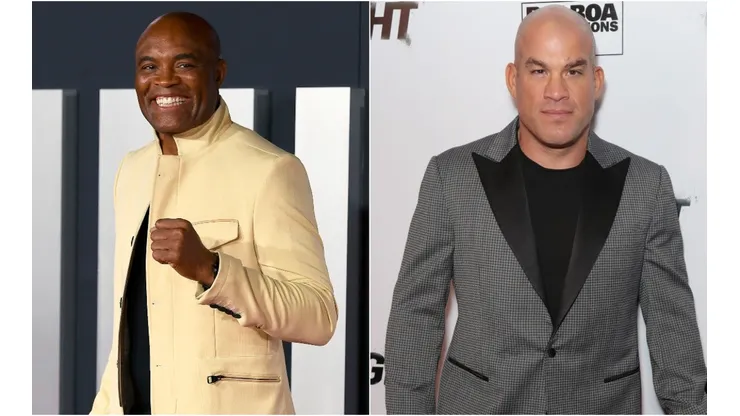 Anderson Silva (left) and Tito Ortiz (right). (Getty)