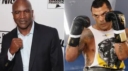 Evander Holyfield (left) and Vitor Belfort (right). (Getty)