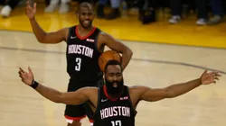 Chris Paul & James Harden. (Getty)