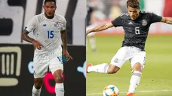 Eric Davis of Panama (left) and Jonathan Dos Santos (right) (Getty)