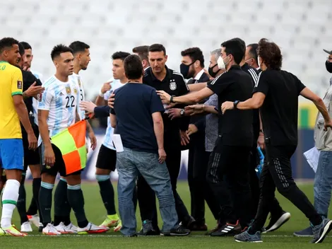 Match between Brazil and Argentina suspended after it was interrupted by government health authorities