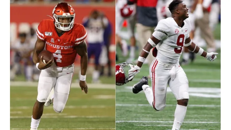 D'Eriq King of Miami Hurricanes (left) and Bryce Young of Alabama (right) (Getty)