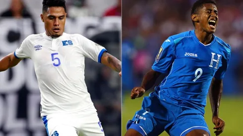 Ronald Gomez of El Salvador (left) and Anthony Lozano of Honduras (right) (Getty)