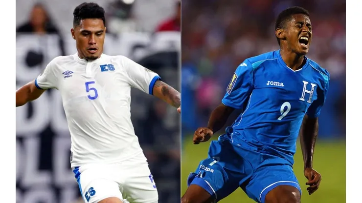 Ronald Gomez of El Salvador (left) and Anthony Lozano of Honduras (right) (Getty)