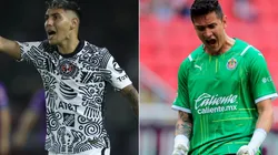 Leonardo Suarez of Club America (left) and Raul Gudino of Chivas (right). (Getty)