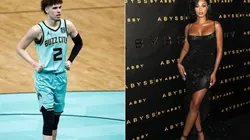 LaMelo Ball & Ana Montana. (Getty)
