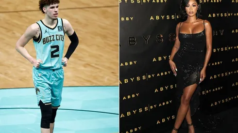 LaMelo Ball & Ana Montana. (Getty)