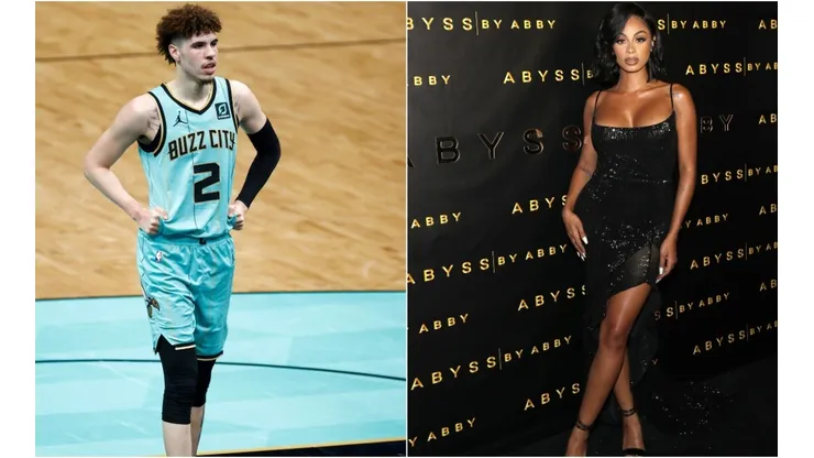 LaMelo Ball & Ana Montana. (Getty)