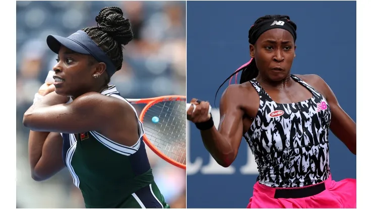 Sloane Stephens (left) and Cori Gauff (Getty).