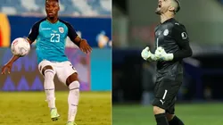 Moises Caicedo of Ecuador (left) and Antony Silva of Paraguay (right) (Getty)