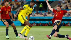 Spain and Sweden during the Euro 2020 (Getty).