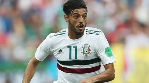 Carlos Vela in action for Mexico during the 2018 Russia World Cup. (Getty)