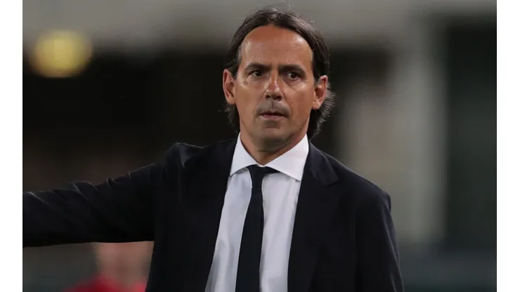 Inter Milan manager Simone Inzaghi. (Getty)