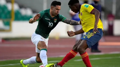 Bolivia and Colombia tied in La Paz on Matchday 9 of the South American 2022 World Cup Qualifiers. (Getty)