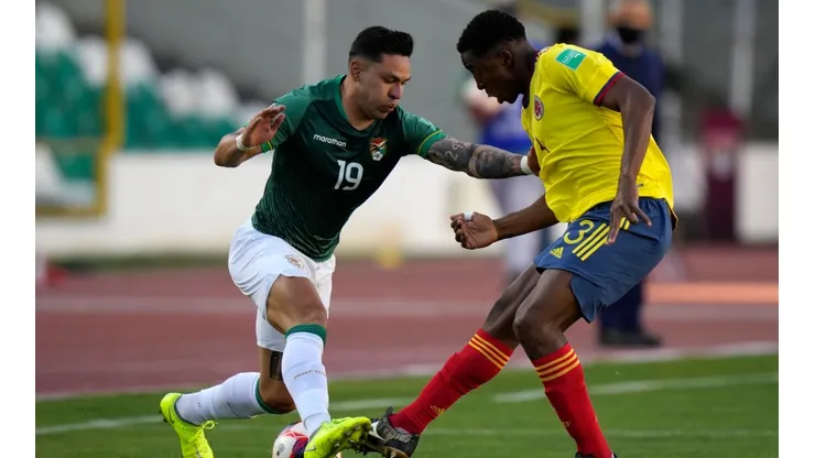 Bolivia and Colombia tied in La Paz on Matchday 9 of the South American 2022 World Cup Qualifiers. (Getty)