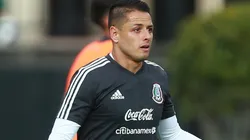 Chicharito Hernandez in a training session with Mexico ahead of the 2018 Russia World Cup. (Getty)