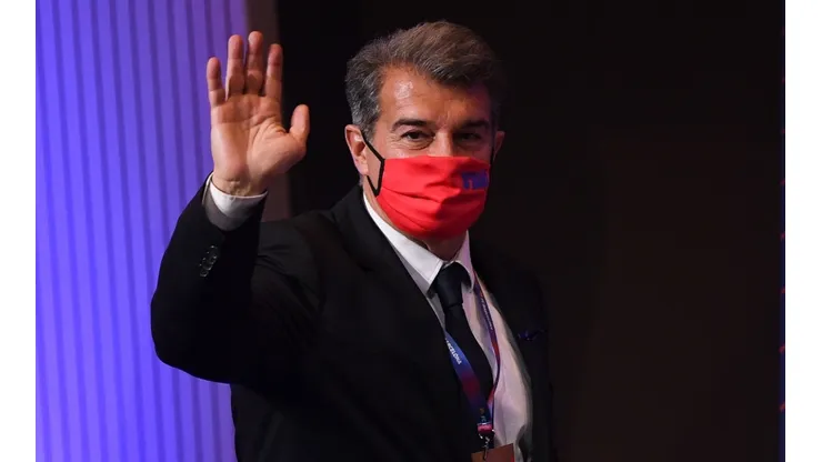 Barcelona president Joan Laporta. (Getty)