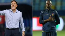 Eduardo Berizzo, Head Coach of Paraguay (left) and Enner Valencia of Ecuador (right) (Getty)