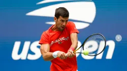 Novak Djokovic at the US Open 2021 (Getty)