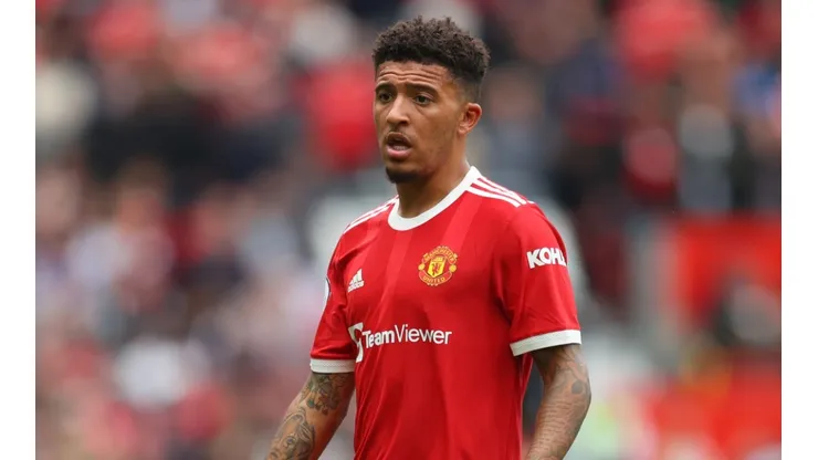 Jadon Sancho was one of Manchester United's stellar signings for the 2021-2022 season. (Getty)