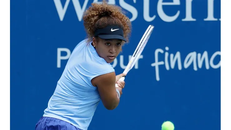 Naomi Osaka during the Western & Southern Open 2021 (Getty).