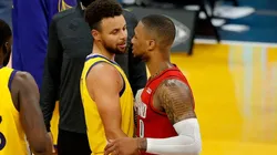 Stephen Curry & Damian Lillard. (Getty)