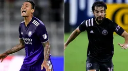 Antonio Carlos of Orlando City SC (left) and Rodolfo Pizarro of Inter Miami (Getty).