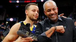 Steph and Dell Curry. (Getty)