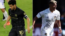 Carlos Vela of LAFC (left) and Julian Araujo of LA Galaxy (Getty).
