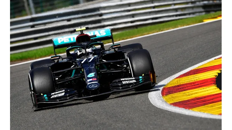 Valtteri Bottas of Mercedes at the 2020 Belgian Grand Prix (Getty).