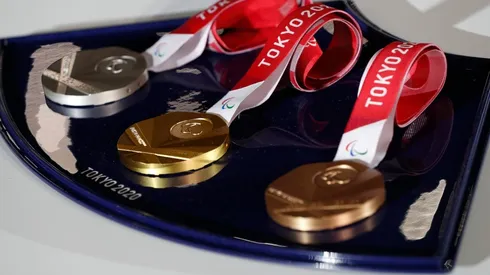 The Tokyo 2020 Paralympic medals (Getty).